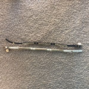 New Juicy Couture leather/chain bracelets